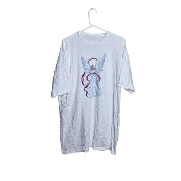 Vintage 90s Angel Fairy Lounge Shirt OS Single Stitch - Picture 1 of 4